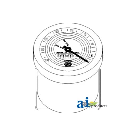 A & I Products Tachometer 5" x5.75" x4.5" A-AT148149